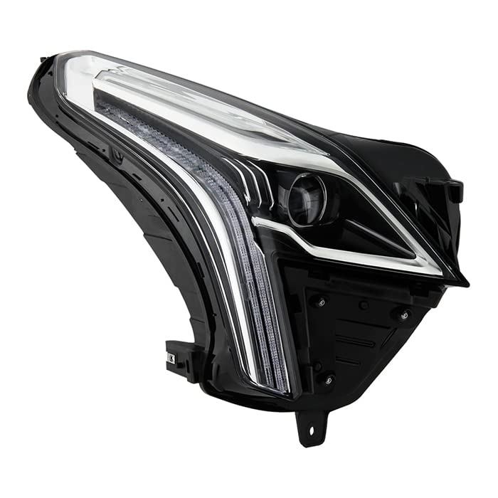 2017-2019 Cadillac XTS Full LED Switch Back Projector Headlights - Aftermarket Replacement for Passenger Side | Perfect for Night Driving & Enhanced Visibility