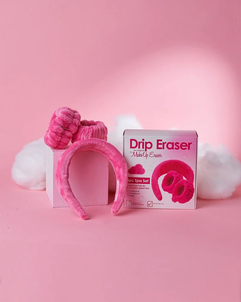 Drip Eraser® 3-Piece Spa Set - Pink | Facial Skincare Tools for Blackheads & Pore Cleansing | Perfect for Home Spa, Self-Care & Gift Giving
