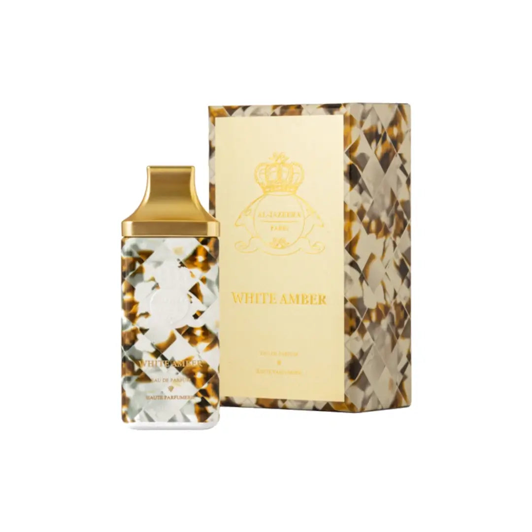 White Amber Eau de Parfum 100ml - Floral Oriental Fragrance for Women, Long-Lasting Perfume Spray for Day & Night Wear, Date Night & Special Occasions
