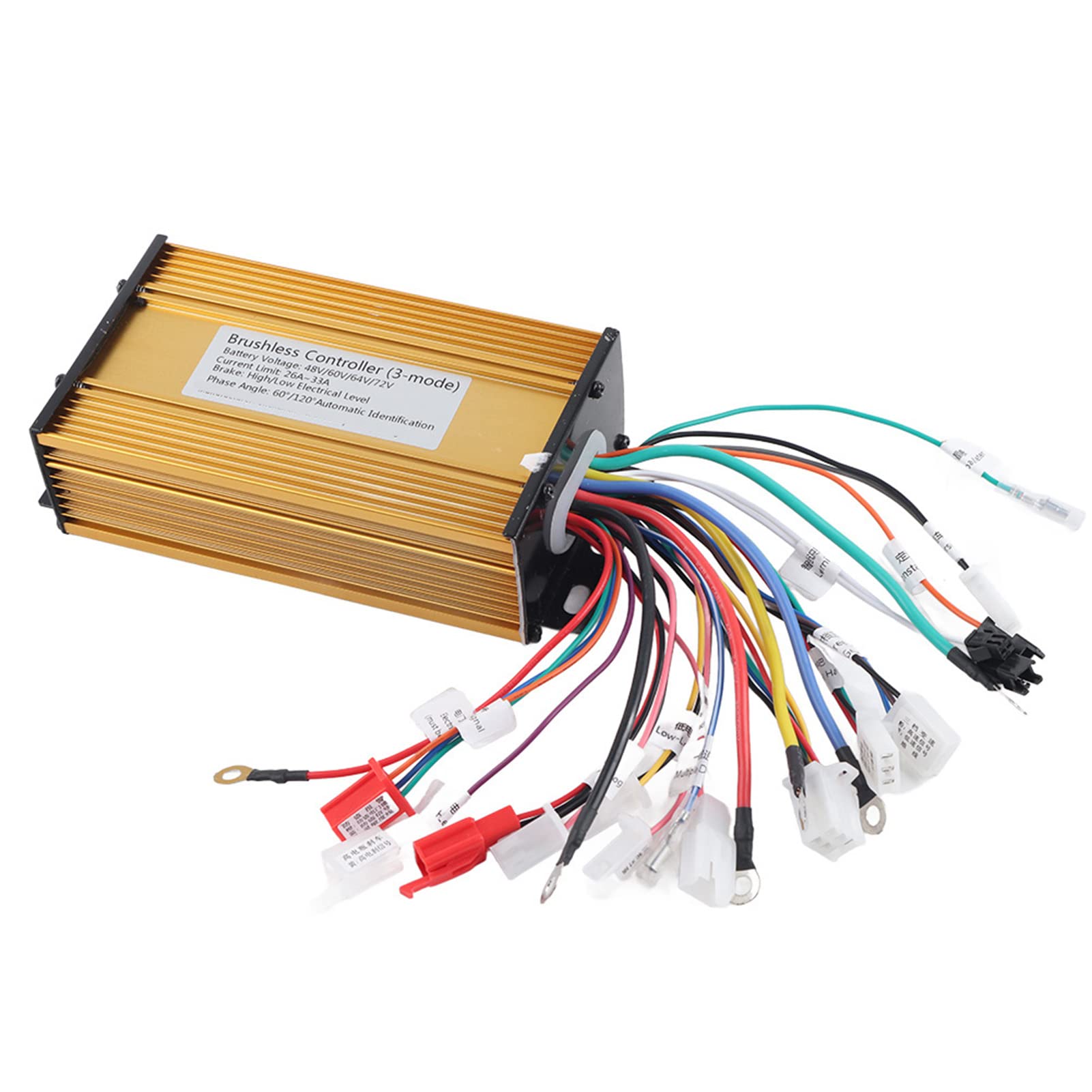 PLPLAAOO 12 Tube Electric Scooter Motor Controller - Low Noise Brushless Speed Controller with 3 Modes for E-Bikes & E-Scooters | Smooth Ride for Commuting & Urban Travel