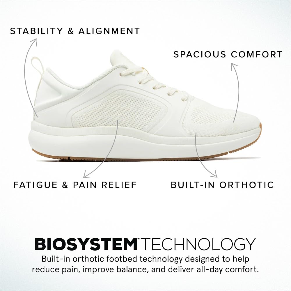 ABEO MXV Cruise Women's Walking Shoes – Orthopedic Support Shoes with Built-in Plantar Fasciitis Insoles for Pain Relief – Perfect for Walking, Travel & Everyday Comfort