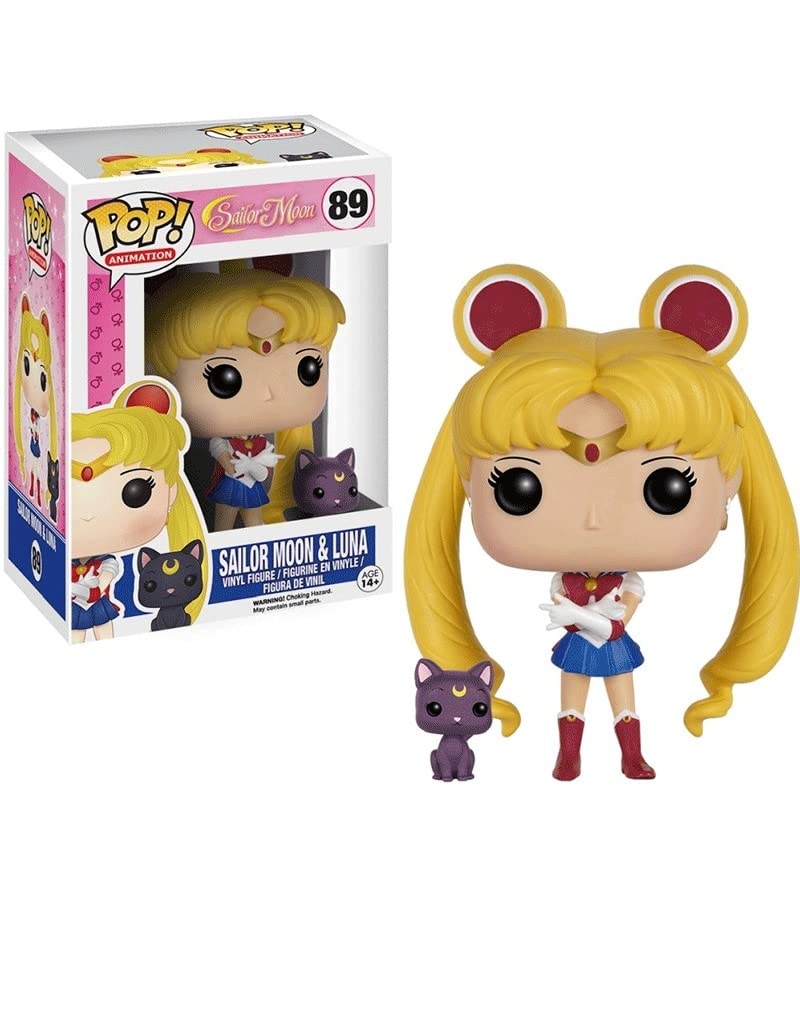 Funko POP Anime: Sailor Moon with Luna Collectible Vinyl Figure - Perfect for Anime Fans, Gift Ideas & Pop Culture Displays