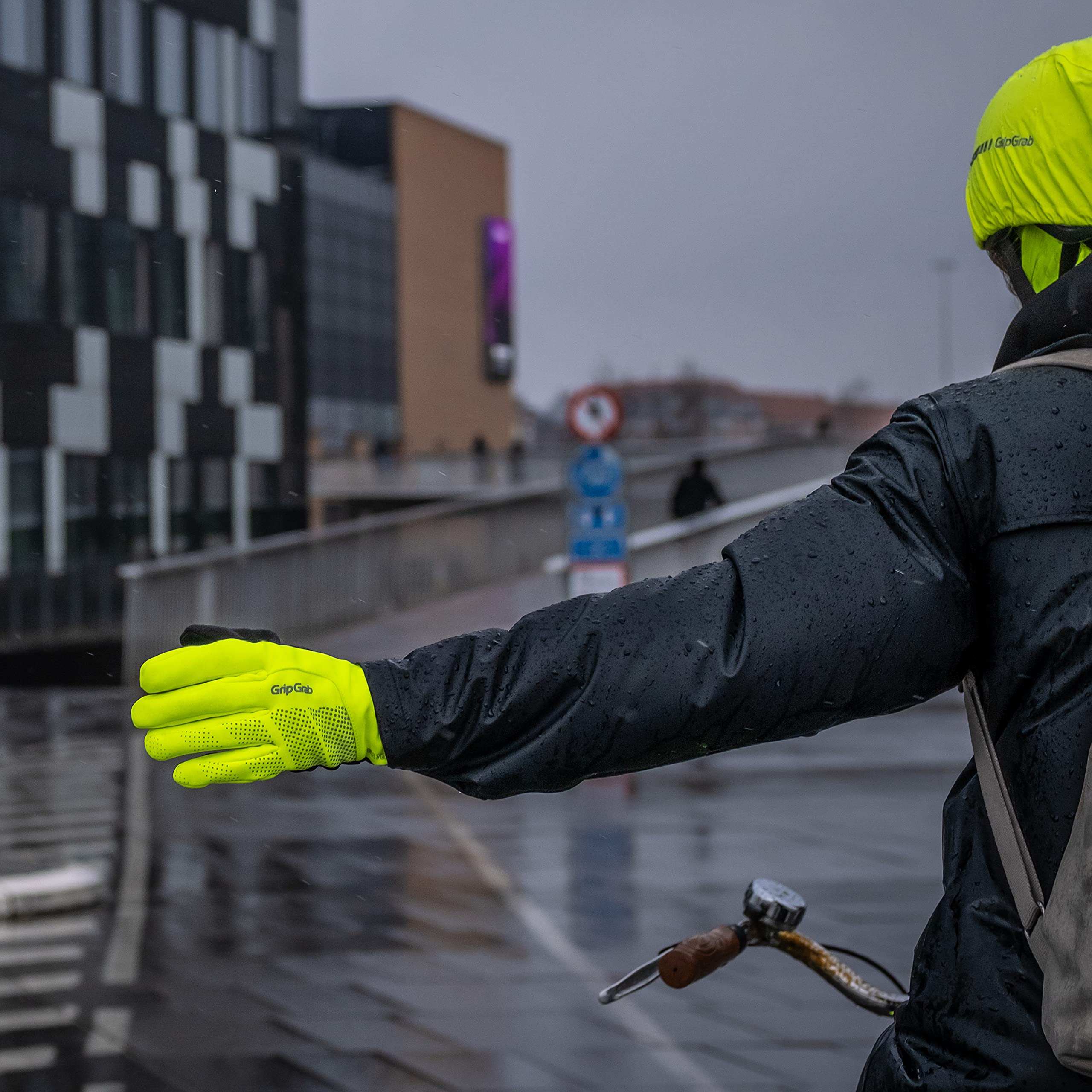 GripGrab Waterproof Thermal Cycling Gloves - Windproof Winter Bike Gloves with Fleece Lining for Men & Women - Ideal for Cold Weather Commuting, Mountain Biking & Outdoor Sports