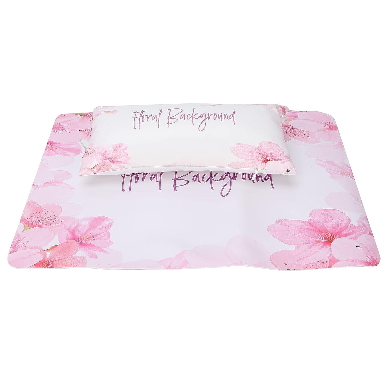 NAILWIND Nail Art Hand Pillow Set - PU Manicure Hand Rest Cushion & Table Mat for Salon & Home Nail Care - Perfect for Gel Polish, Acrylic Nails & DIY Nail Art