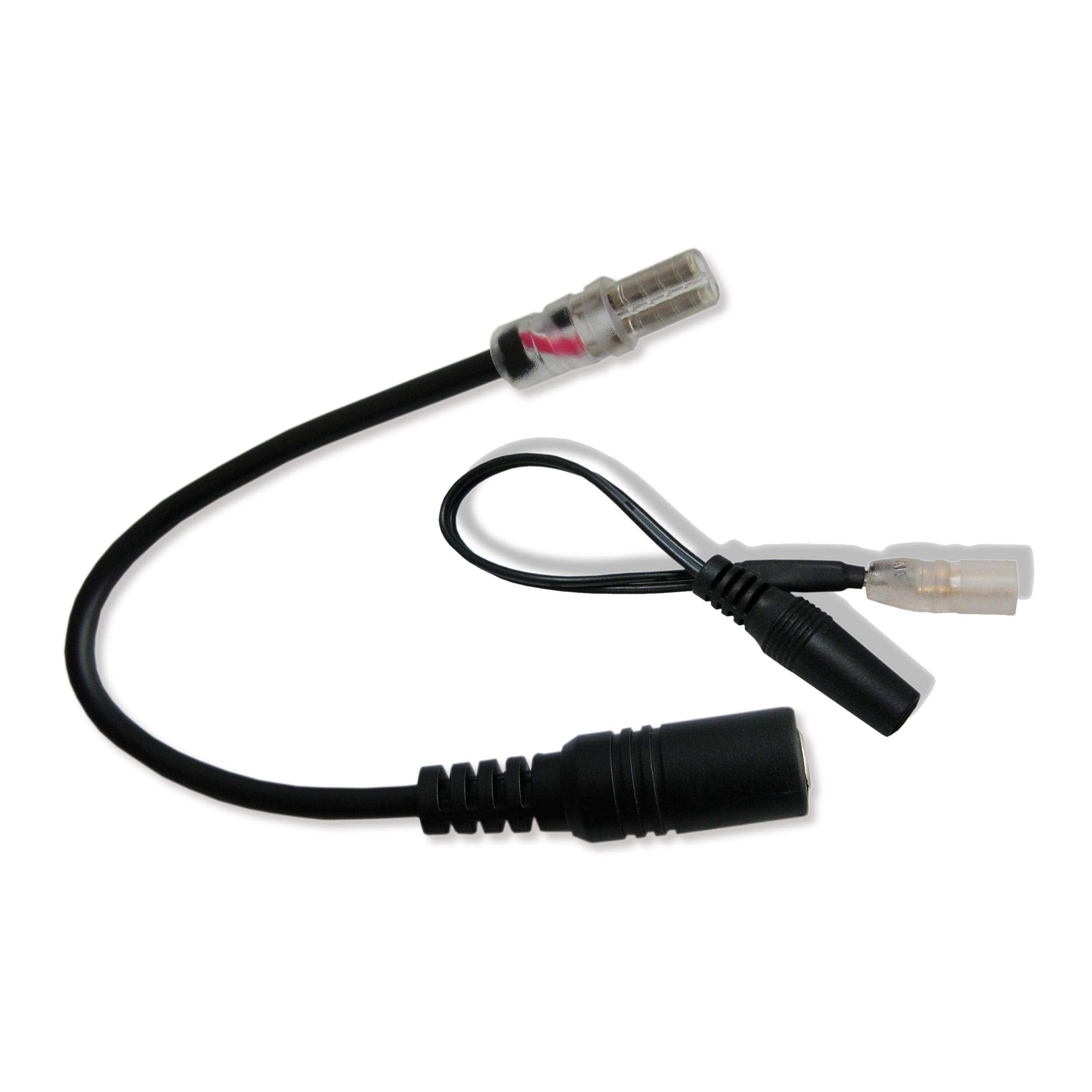 25-Pack Waterproof Diode LED Plug to DC Adapter Connector (Male) - Ideal for Outdoor Lighting, Pool Areas & Wet Locations