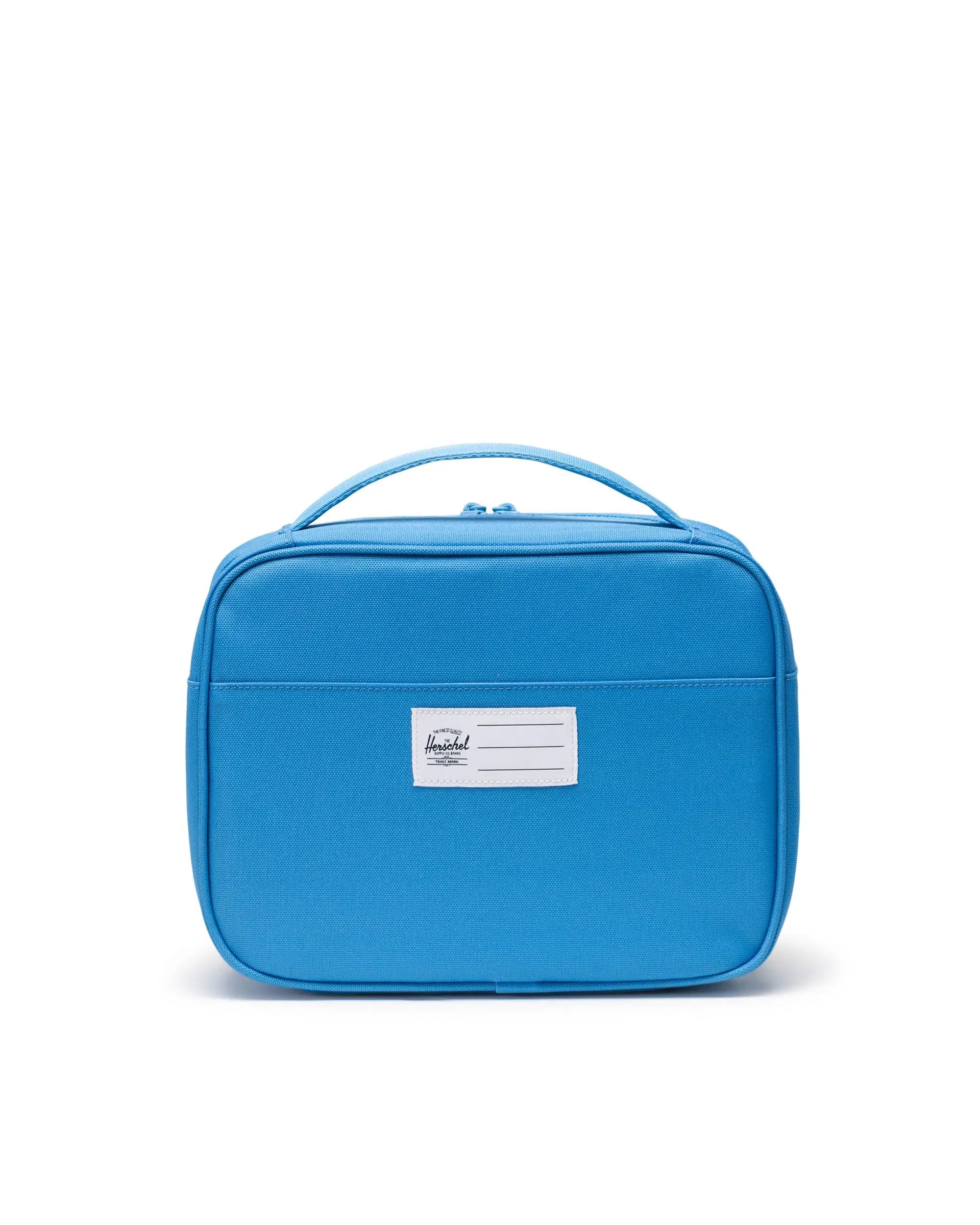 Herschel Azure Blue Pop Quiz Lunch Box - Insulated Lunch Bag for School, Work & Travel - Stylish & Durable Lunch Tote for Kids & Adults