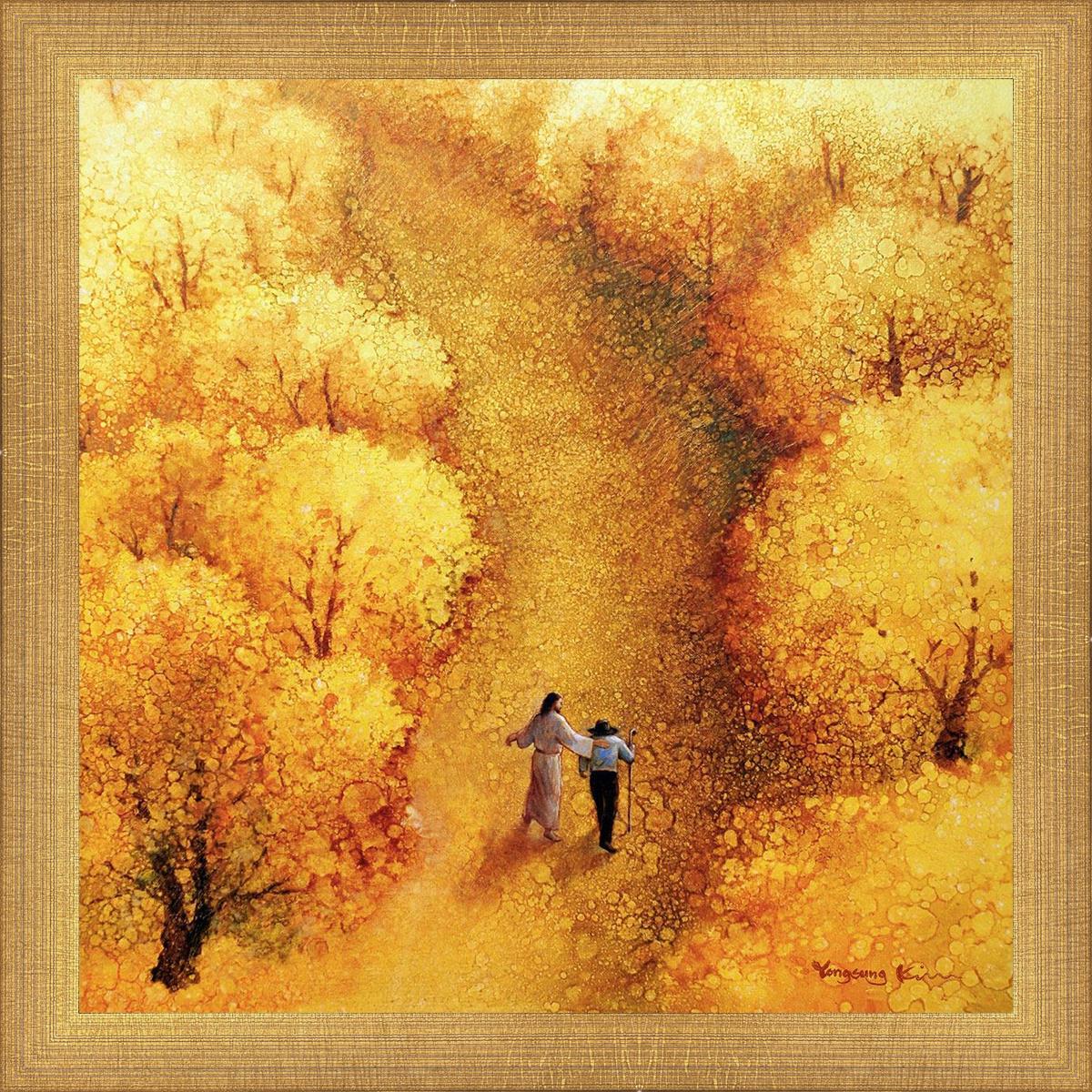By Your Side - Heartwarming Art Print by Yongsung Kim - Perfect for Home Decor, Office Inspiration & Gift Giving