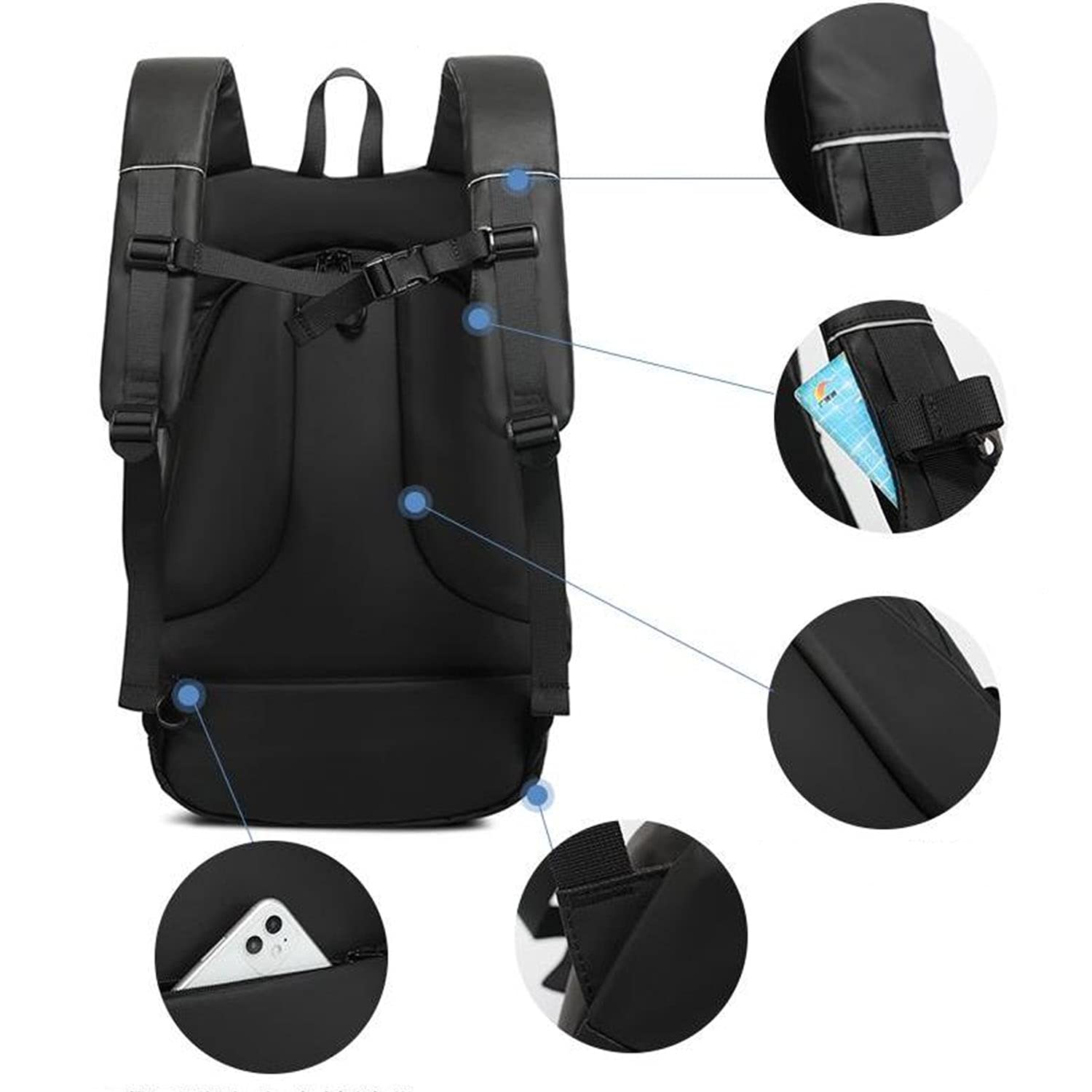 Waterproof Motorcycle Backpack for Men - Durable Helmet Storage Travel Backpack for Commuting, Road Trips & Outdoor Adventures