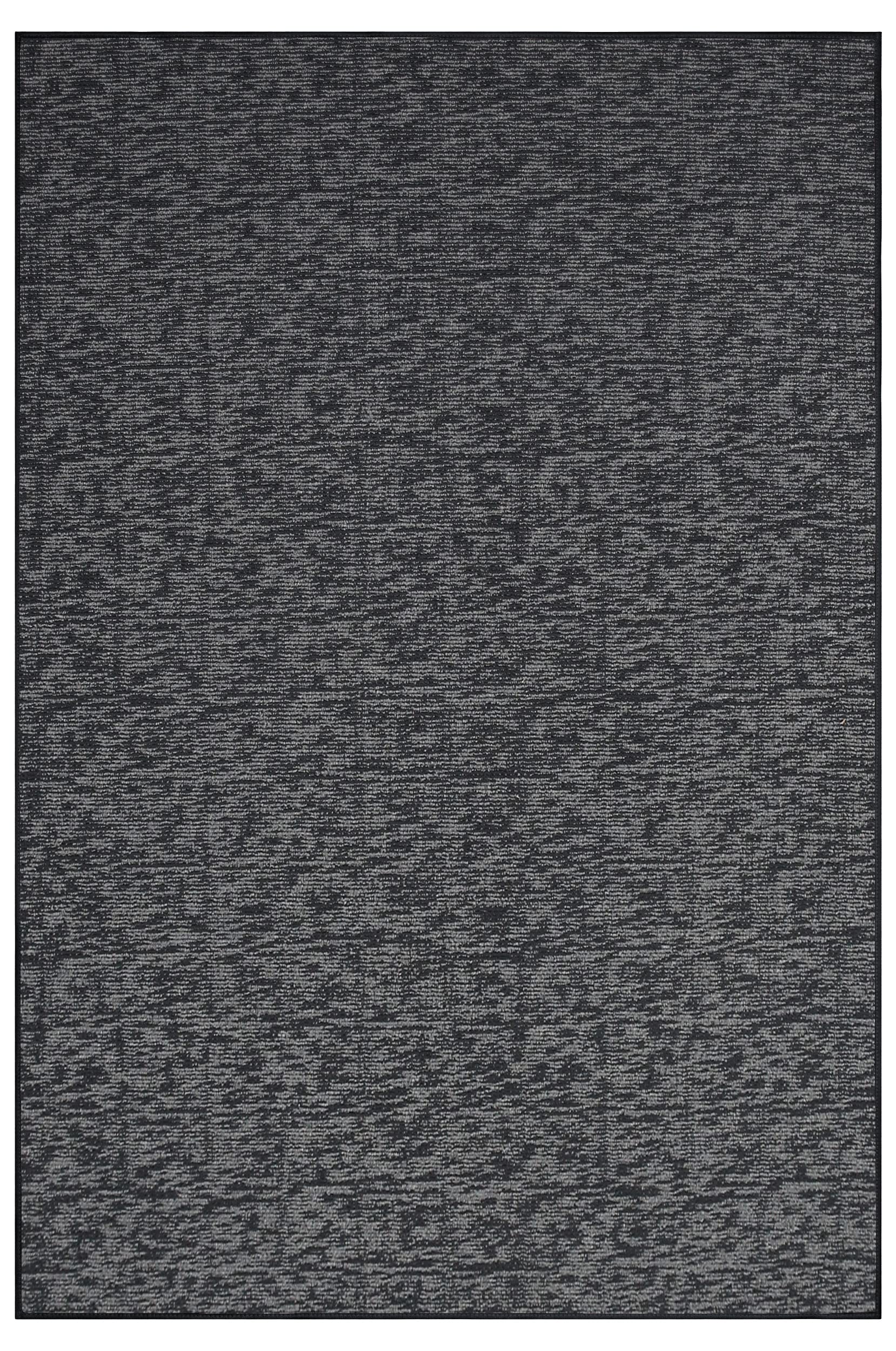 Custom Size Dark Grey 7' x 8' Indoor Outdoor Area Rugs - Soft Ambient Carpet for Living Room, Patio & Bedroom Decor