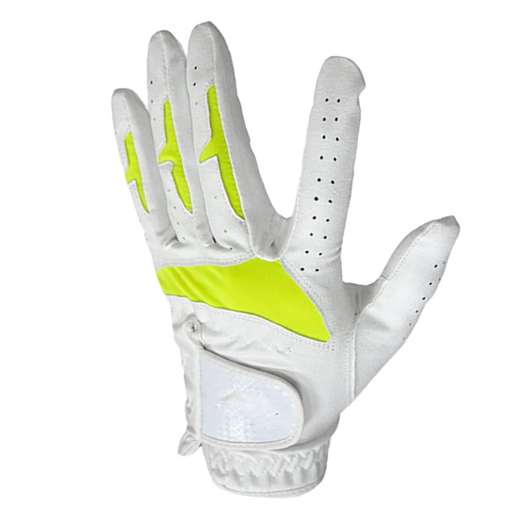 YKBTP Women's Golf Glove - High Performance, Soft Breathable Microfiber with PU Palm - Sweat Absorbent Right/Left Hand Options (Size 21 Left Hand) - Perfect for Driving Range Practice & Tournament Play
