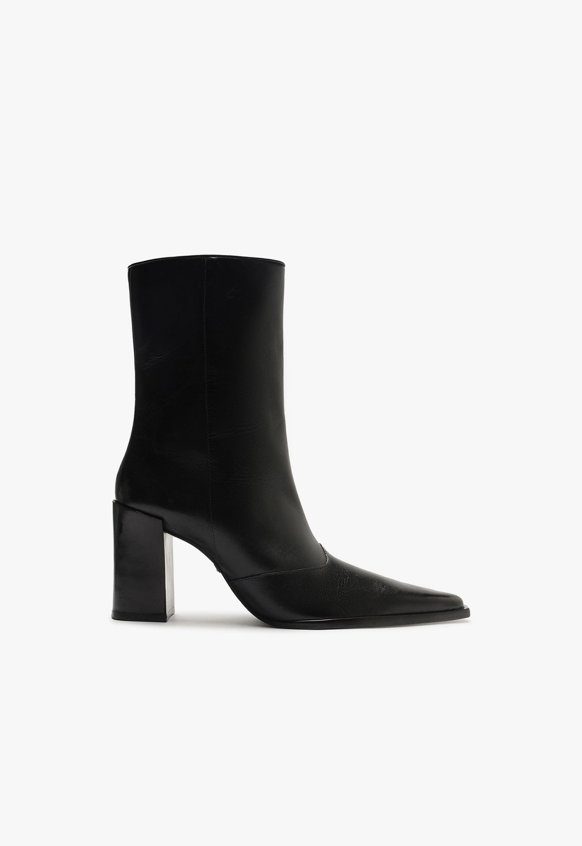 Raffaela Leather Bootie Women's High Heel Ankle Boots F24 S2187300010009 - Perfect for Office, Party & Night Out