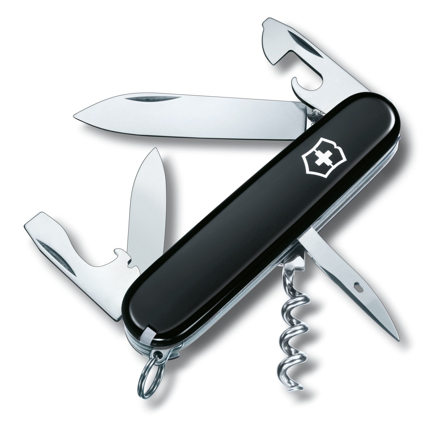 Victorinox Swiss Army Knife - Spartan Multitool with 12 Functions (Blade, Corkscrew, Can Opener) | Compact Outdoor & Everyday Carry Pocket Knife for Camping, Hiking, Travel & DIY Projects