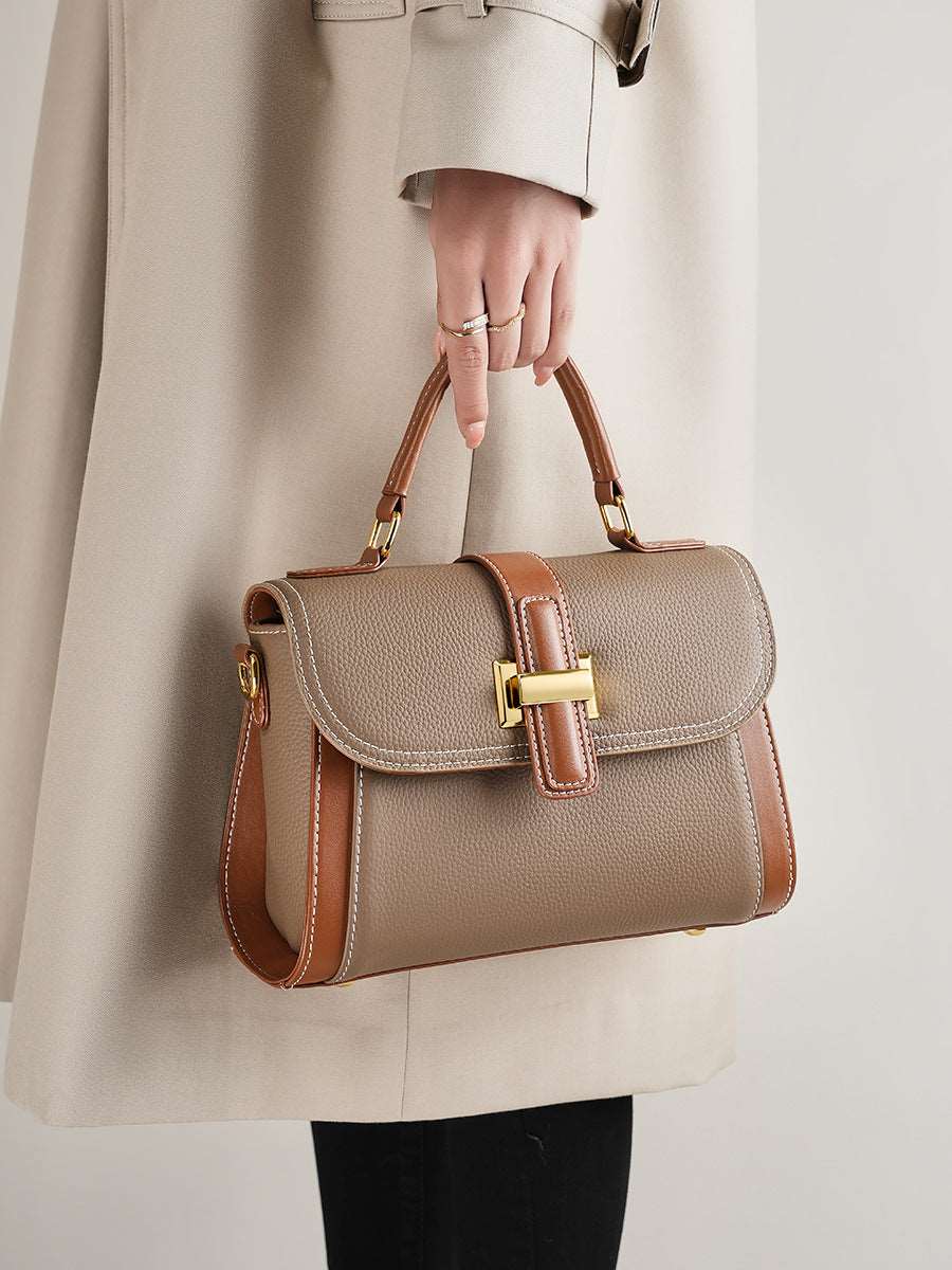 Stylish Women's Genuine Leather Handbag - Perfect for Work, Travel & Everyday Use