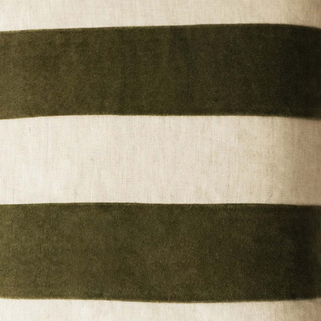 Borroto Velvet Stripe Pillow - Soft Decorative Throw Cushion for Sofa, Bed & Home Decor - Perfect for Living Room, Bedroom & Cozy Spaces