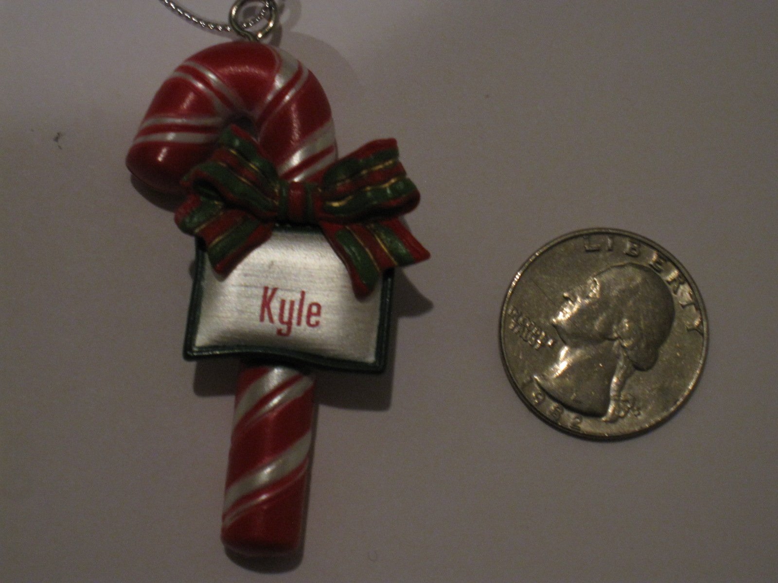 Personalized Candy Cane Ornament with Name - Custom Christmas Decoration for Kyle | Perfect for Tree Decor, Holiday Gifts & Festive Home Decor