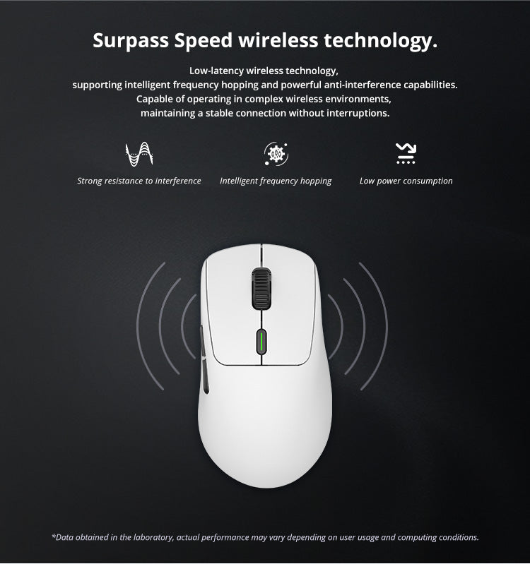 Waizowl OGM PRO Wireless Gaming Mouse - Lightweight Ergonomic Design, 16000 DPI, RGB Lighting - Perfect for FPS, MOBA, and PC Gaming at Home or Office