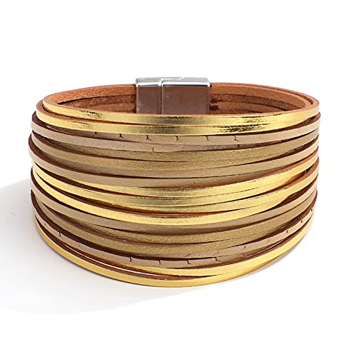 Khaki Leather Bracelets
