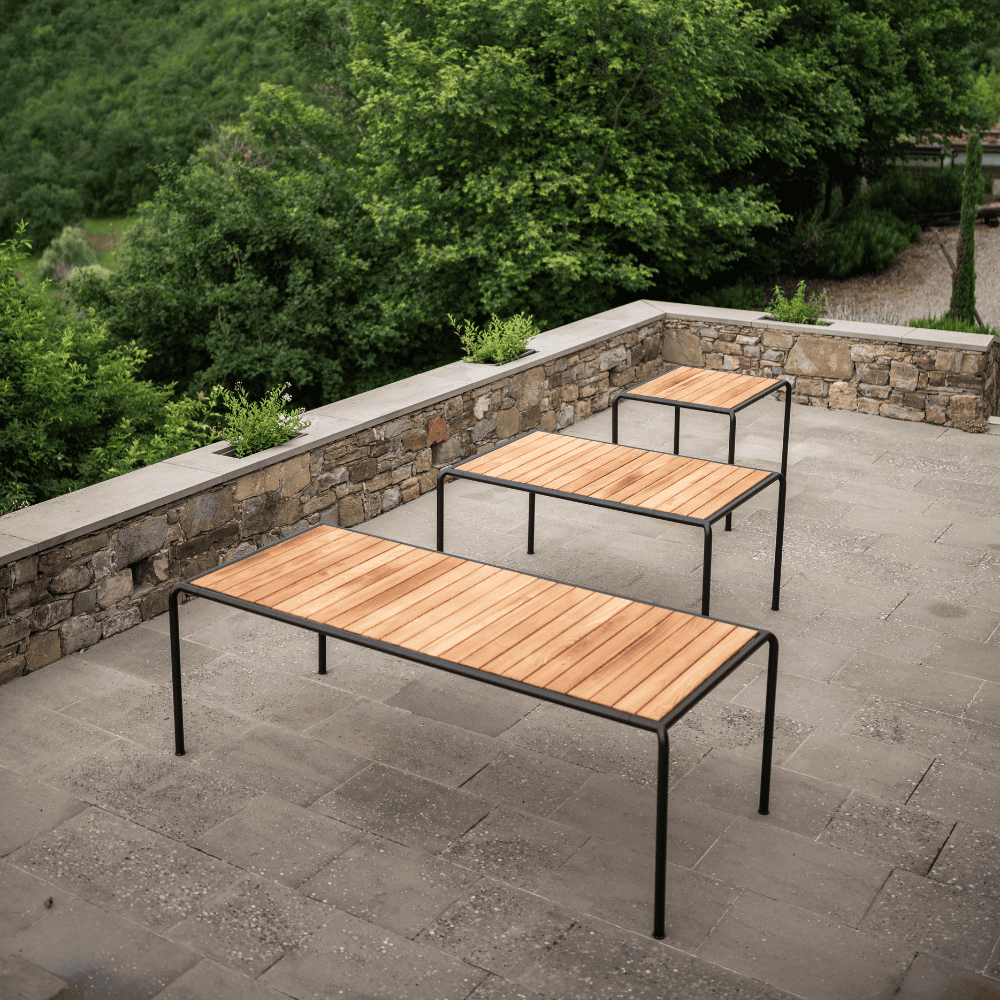 AVANTI Outdoor Dining Table - 88 Inch Weatherproof Patio Table for Backyard, Garden, and Poolside Entertaining | Durable & Stylish Aluminium Frame