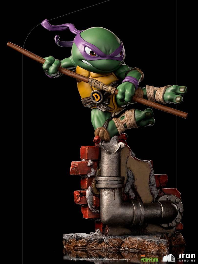 Iron Studios TMNT Donatello MiniCo Figure - Teenage Mutant Ninja Turtles Collectible Action Figure for Display & Gifts - Perfect for Comic Fans, Anime Lovers & Home Office Decor