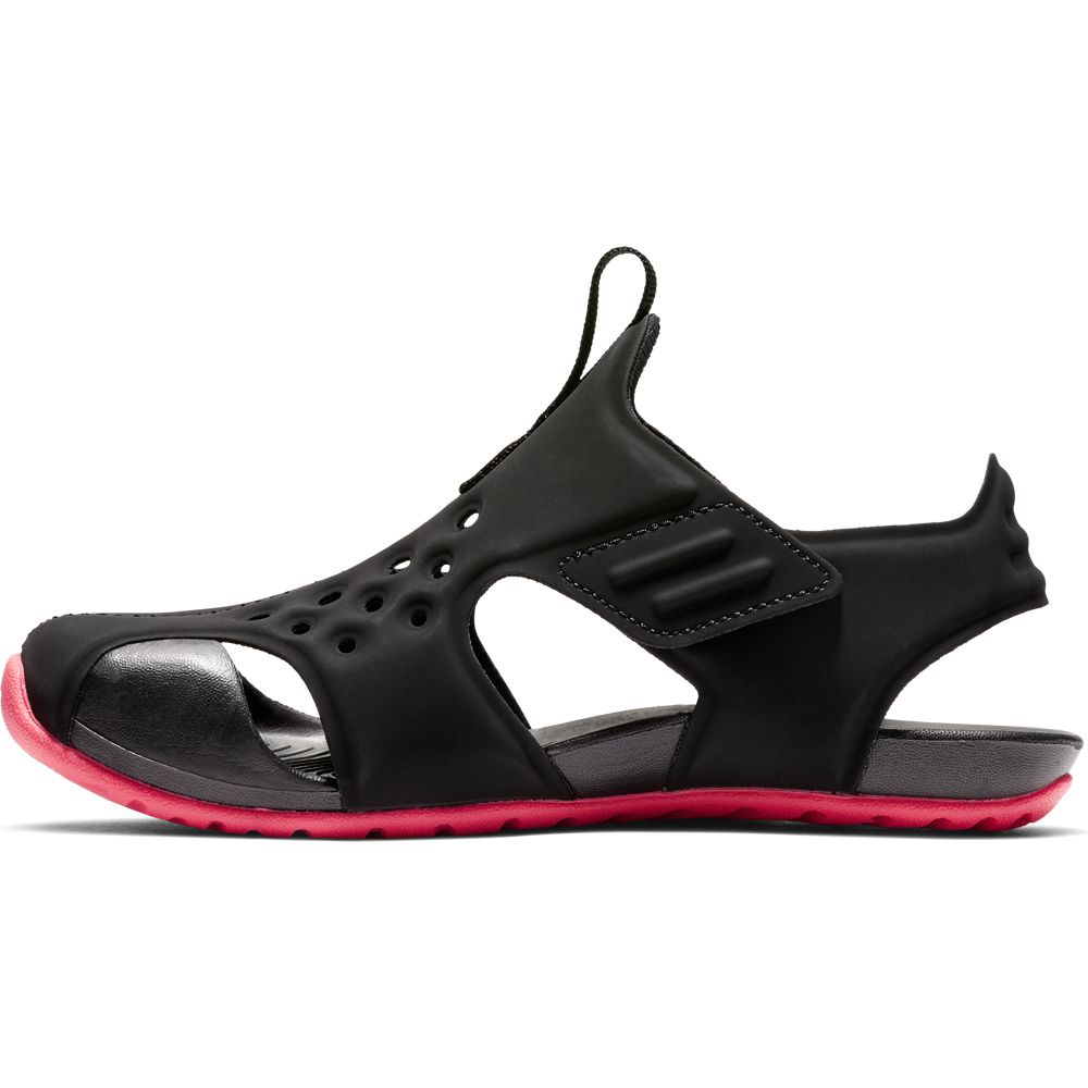 Nike Sunray Protect Kids Sandals - Black/Racer Pink | Comfortable & Durable for Beach, Pool & Outdoor Play