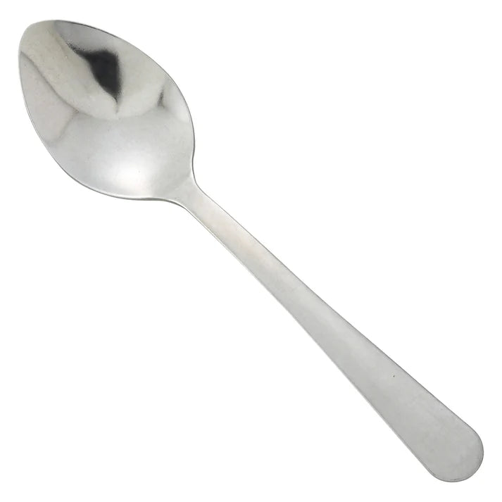 Winco Windsor Demitasse Spoon - 6.5 Inch Stainless Steel Espresso Spoon for Coffee, Tea, Desserts - Perfect for Home, Cafe, and Restaurant Use