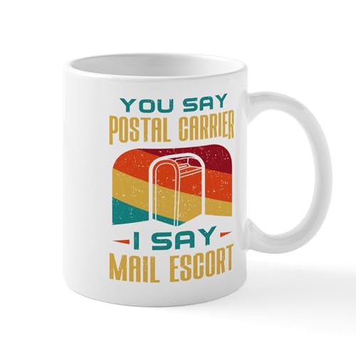 White - Postal Worker Funny Mailman Saying Deliver Ma Mugs