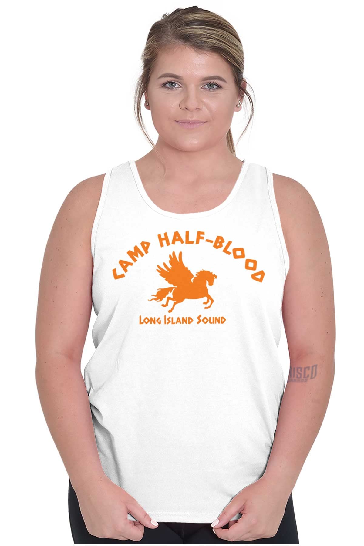 Brisco Brands Camp Half Blood Greek Mythology Tank Top - Unisex T-Shirt for Men & Women - Perfect for Cosplay, Conventions & Greek Mythology Fans