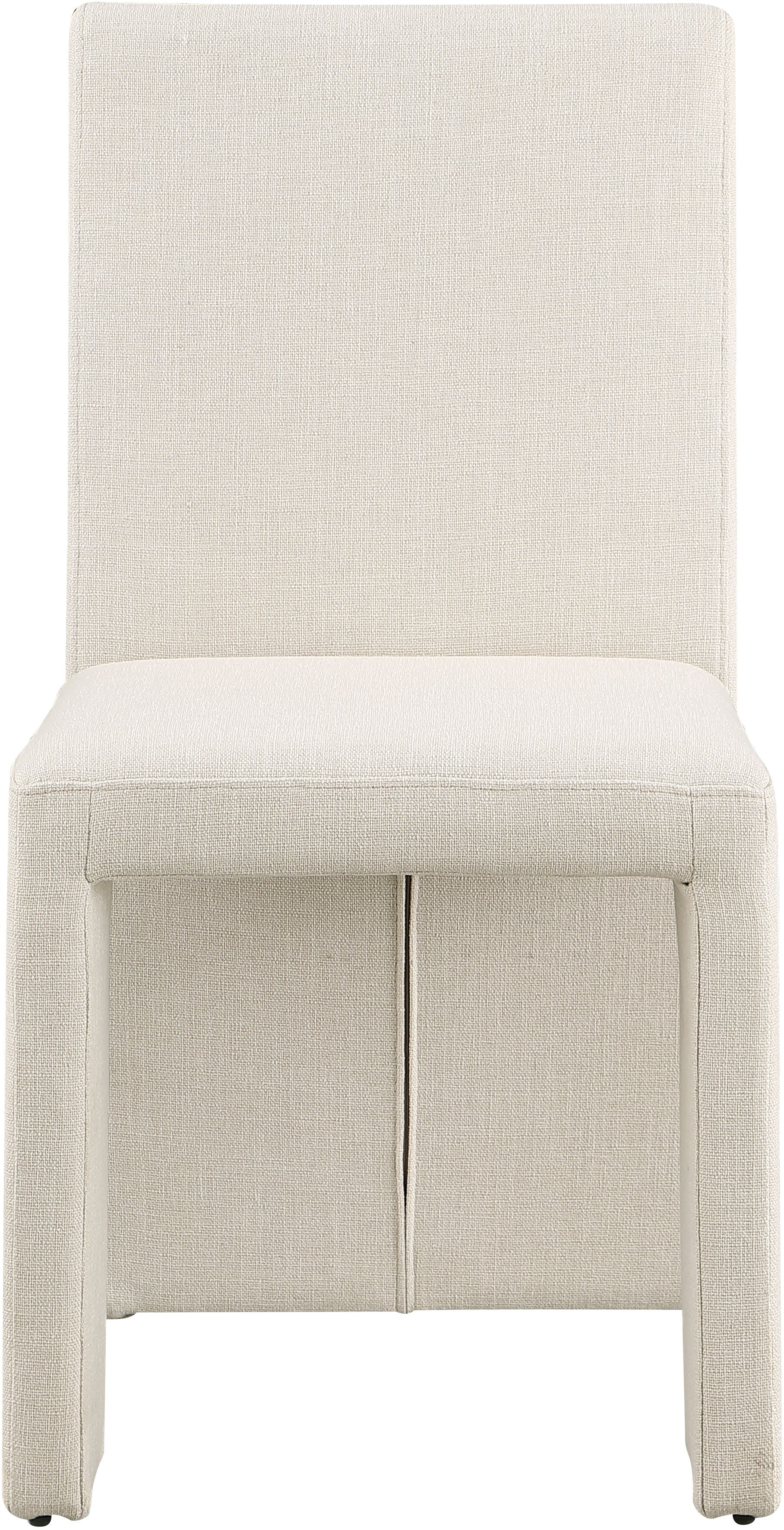 Benson Linen Textured Fabric Dining Chair - Modern Farmhouse Style Upholstered Seat for Kitchen, Dining Room & Home Decor | Comfortable & Durable
