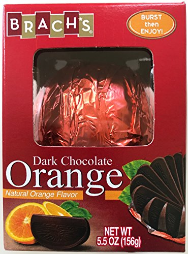 Brachs Fruit Burst Dark Chocolate Covered Orange Slices 5.5oz | Gourmet Candy for Gifts, Parties & Dessert Toppings
