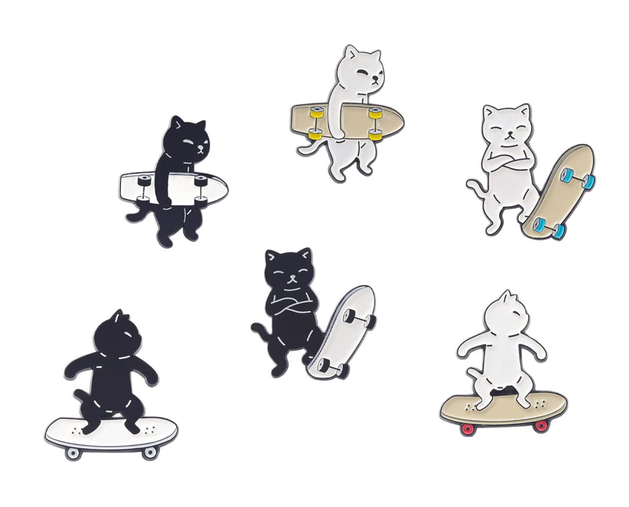 Cute Anime Enamel Pins for Backpacks & Jackets - DIY Fashion Accessories for Clothing & Bags
