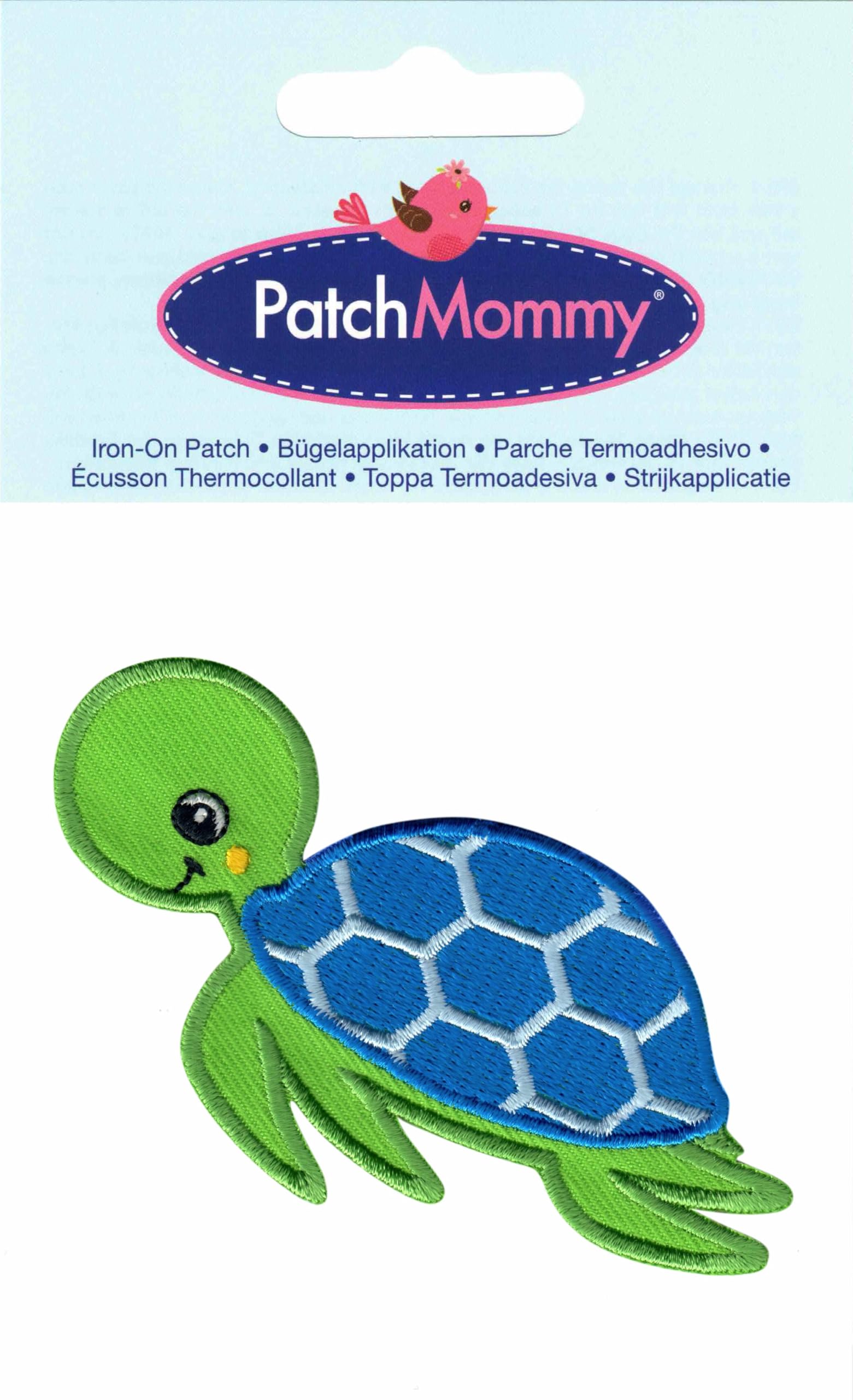 Sea Turtle Iron On Sew On Patch - Cute Applique for Kids Children's Clothing, DIY Crafts, Backpacks & Accessories - Perfect for School Projects, Gifts & Marine Life Themed Decor