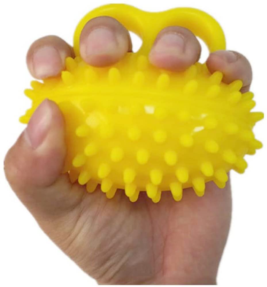 Finger Grip Ball - Hard Hand Strength Trainer for Stroke Hemiplegia Rehabilitation, Finger Massage & Grip Strength Exercise - Ideal for Physical Therapy & Home Use