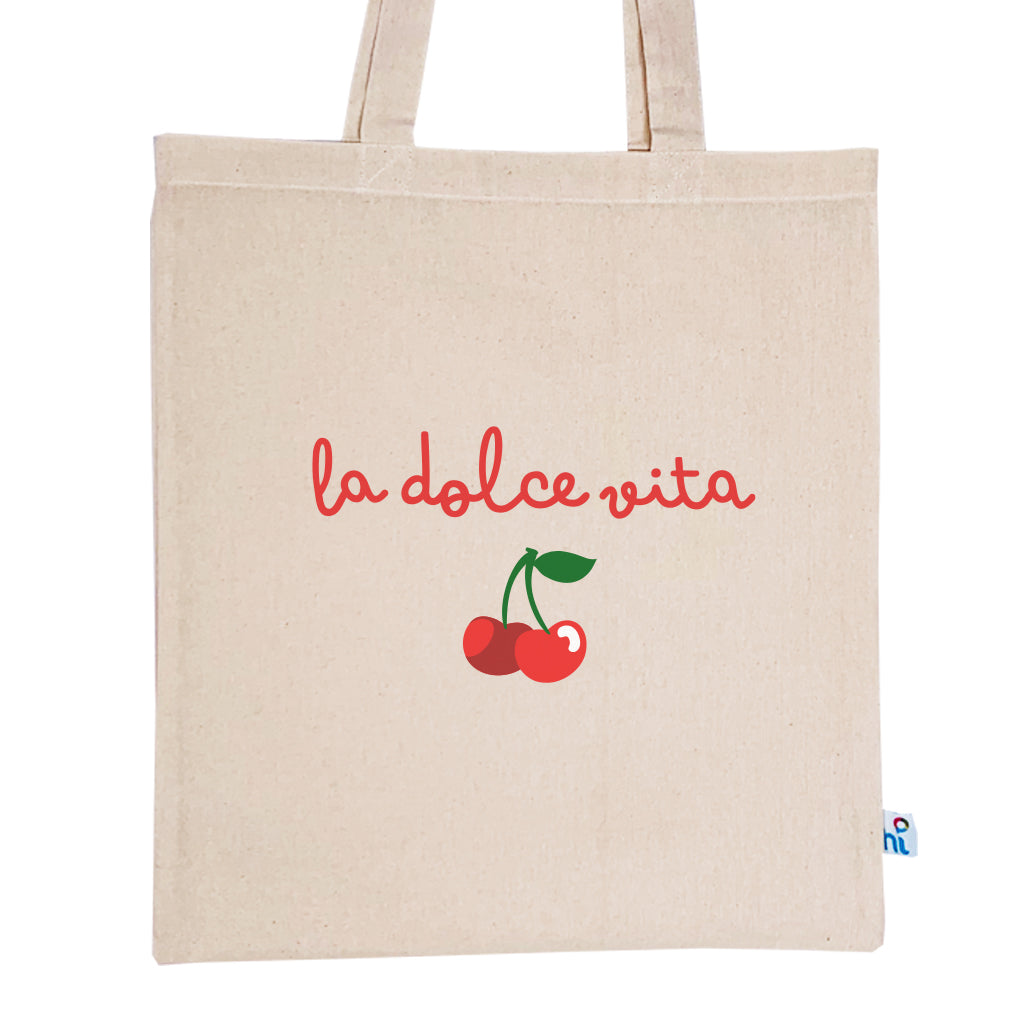 La Dolce Vita Calico Tote Bag - Stylish Cotton Canvas Shoulder Bag for Women | Perfect for Shopping, Beach & Everyday Use