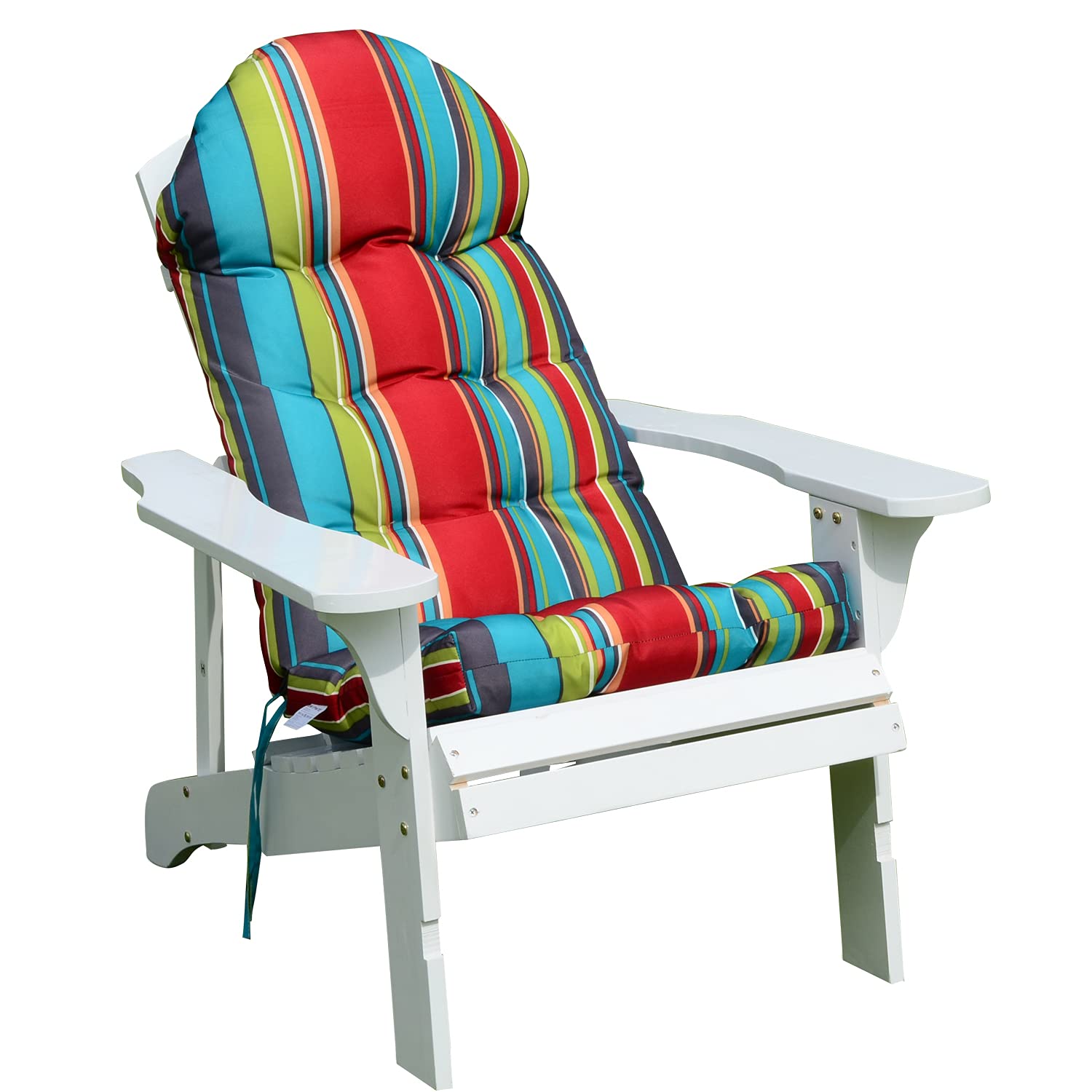 **Enipate Weather-Resistant Adirondack Chair Cushions – High Back Tufted Lounge Seat Pads for Indoor & Outdoor Patio, Deck, Garden – Durable & Comfortable**