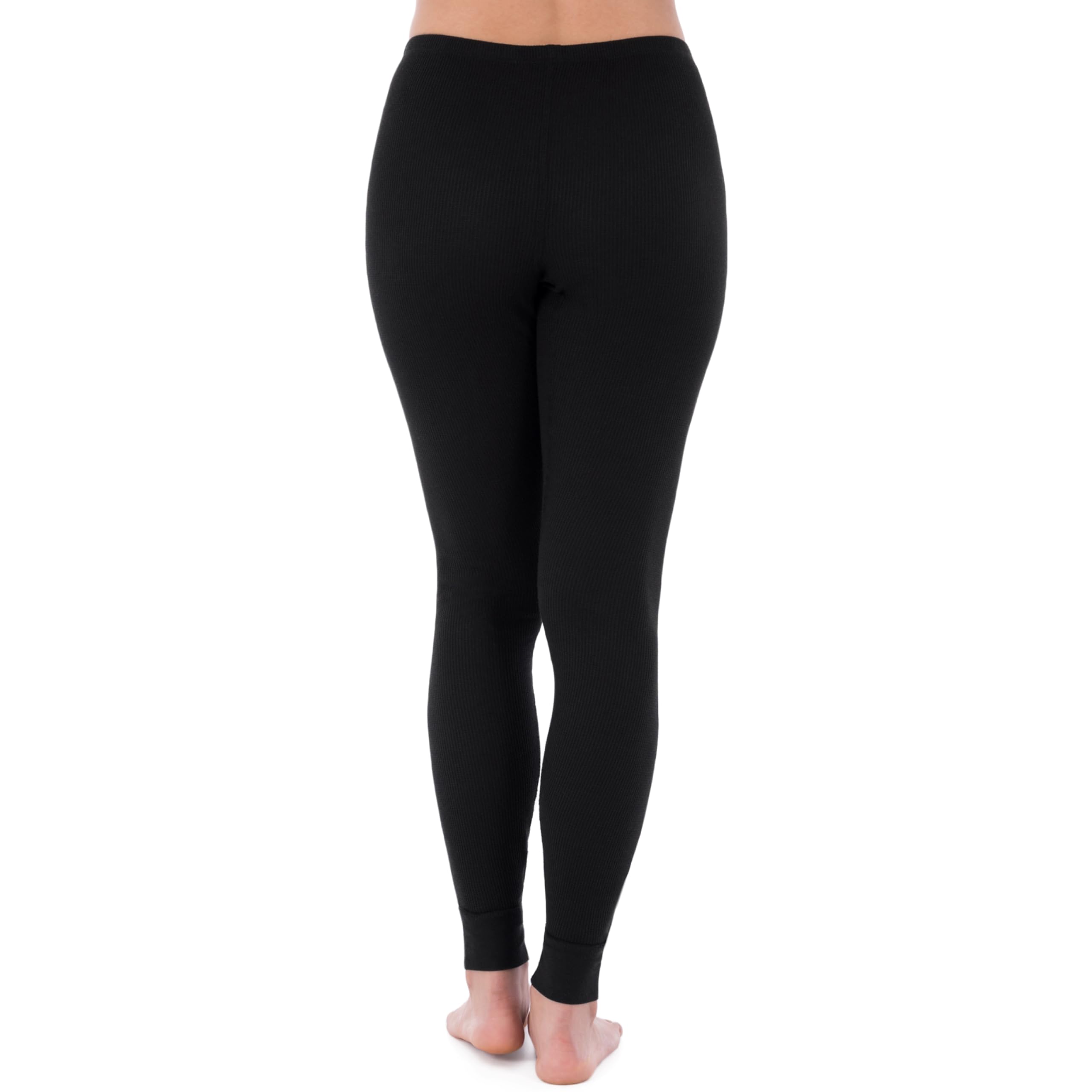 Fruit of the Loom Women's Micro Waffle Thermal Bottom Pants - Soft Fleece-Lined Winter Leggings for Cold Weather, Lounge & Sleepwear