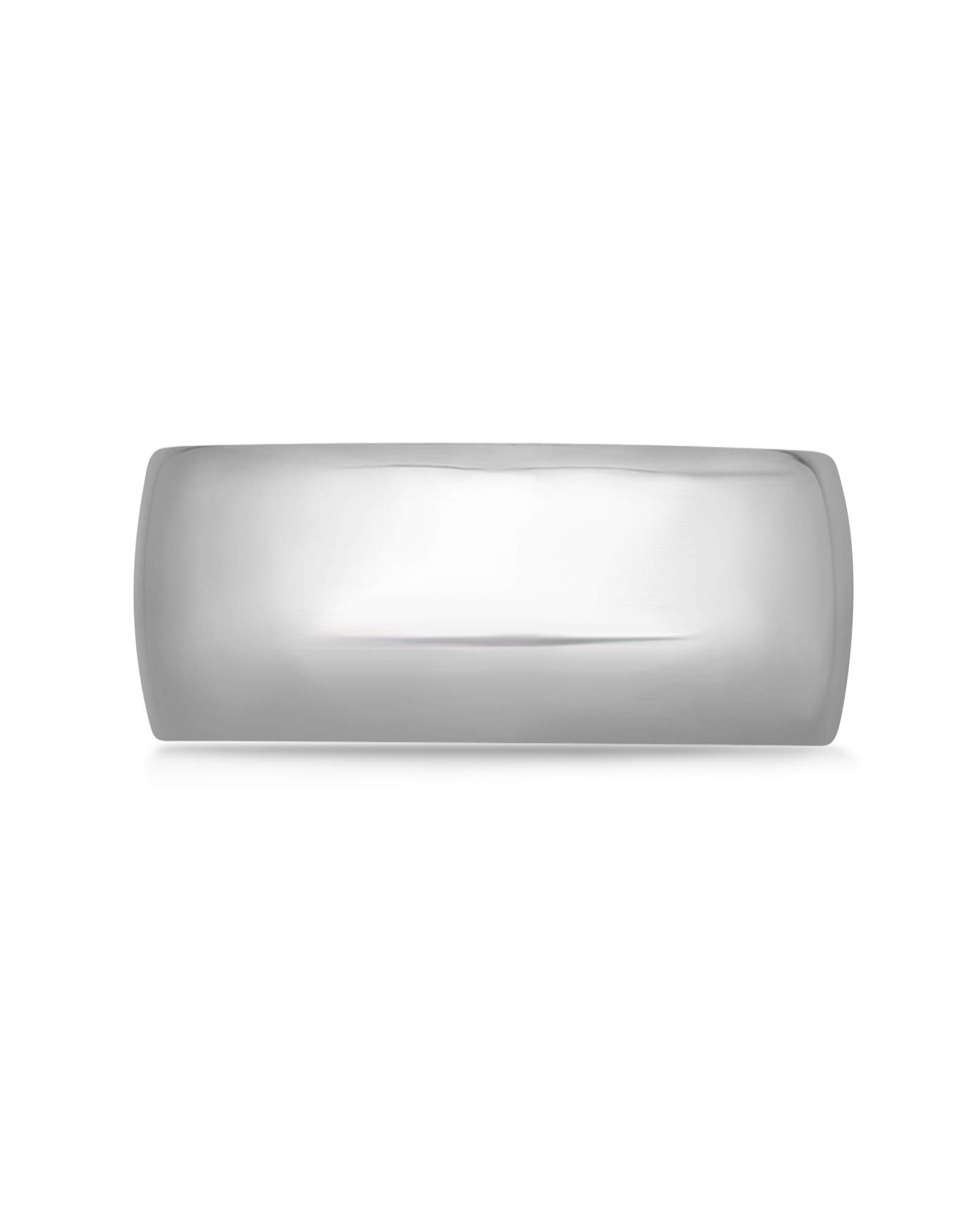 2mm-8mm High Polished Comfort Fit Unisex Plain Wedding Band Ring - 10K Solid White Gold & Yellow Gold - Perfect for Men & Women - Elegant Jewelry Gift Box Included - Ideal for Weddings, Anniversaries, Engagements & Special Occasions