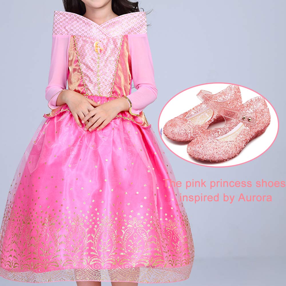 Princess Girls Sandals - Sparkly Jelly Shoes for Toddlers & Kids | Dress Up, Dance Party & Cosplay | Comfortable Mary Janes for Birthday Parties, Playdates & Special Occasions