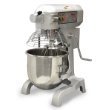 Omcan SP200A 20-Quart Commercial Planetary Dough Mixer with Stainless Steel Bowl, Safety Guard & 3 Attachments - Perfect for Bakeries, Pizzerias & Restaurants