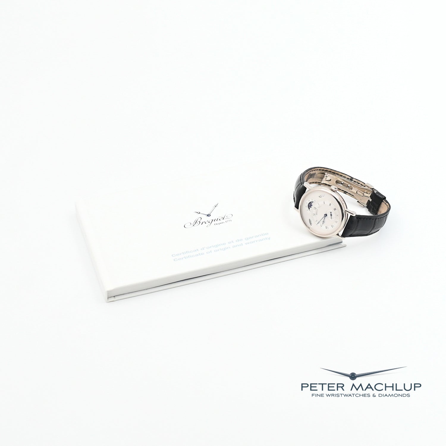 Breguet Classique Moonphase Watch 2013 - Luxury Automatic Men's Timepiece with Moon Phase Complication - Perfect for Formal Events & Collectors