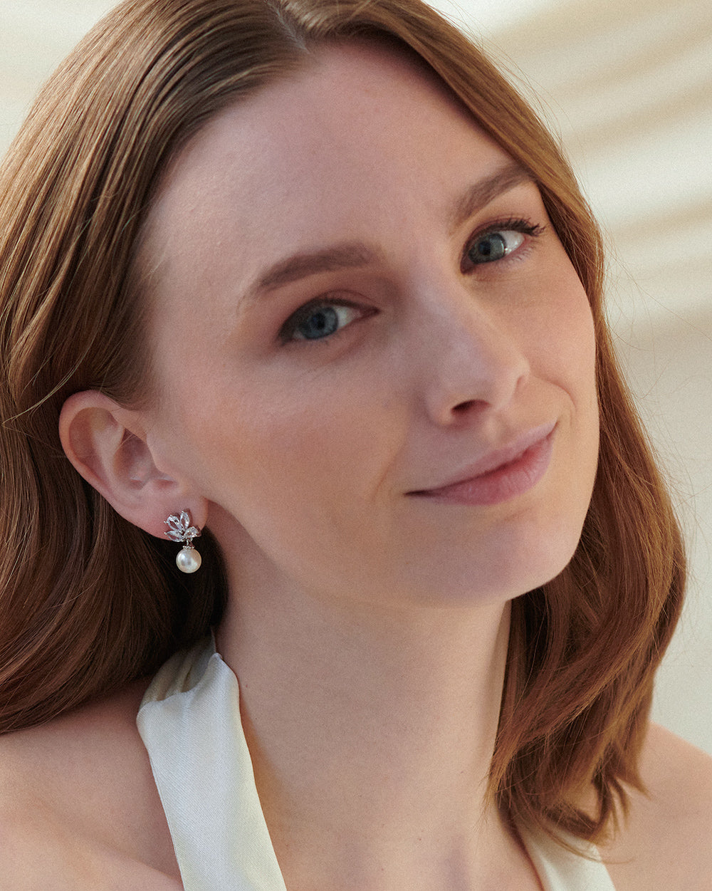 Syd Pearl Earrings for Women - Classic & Elegant Pearl Stud Earrings - Perfect for Weddings, Parties & Everyday Wear
