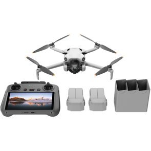 DJI Mini 4 Pro Drone Fly More Combo Plus with RC 2 Controller - 4K Camera, 34 Mins Flight Time, Lightweight & Foldable - Perfect for Aerial Photography, Travel Adventures & Outdoor Exploration