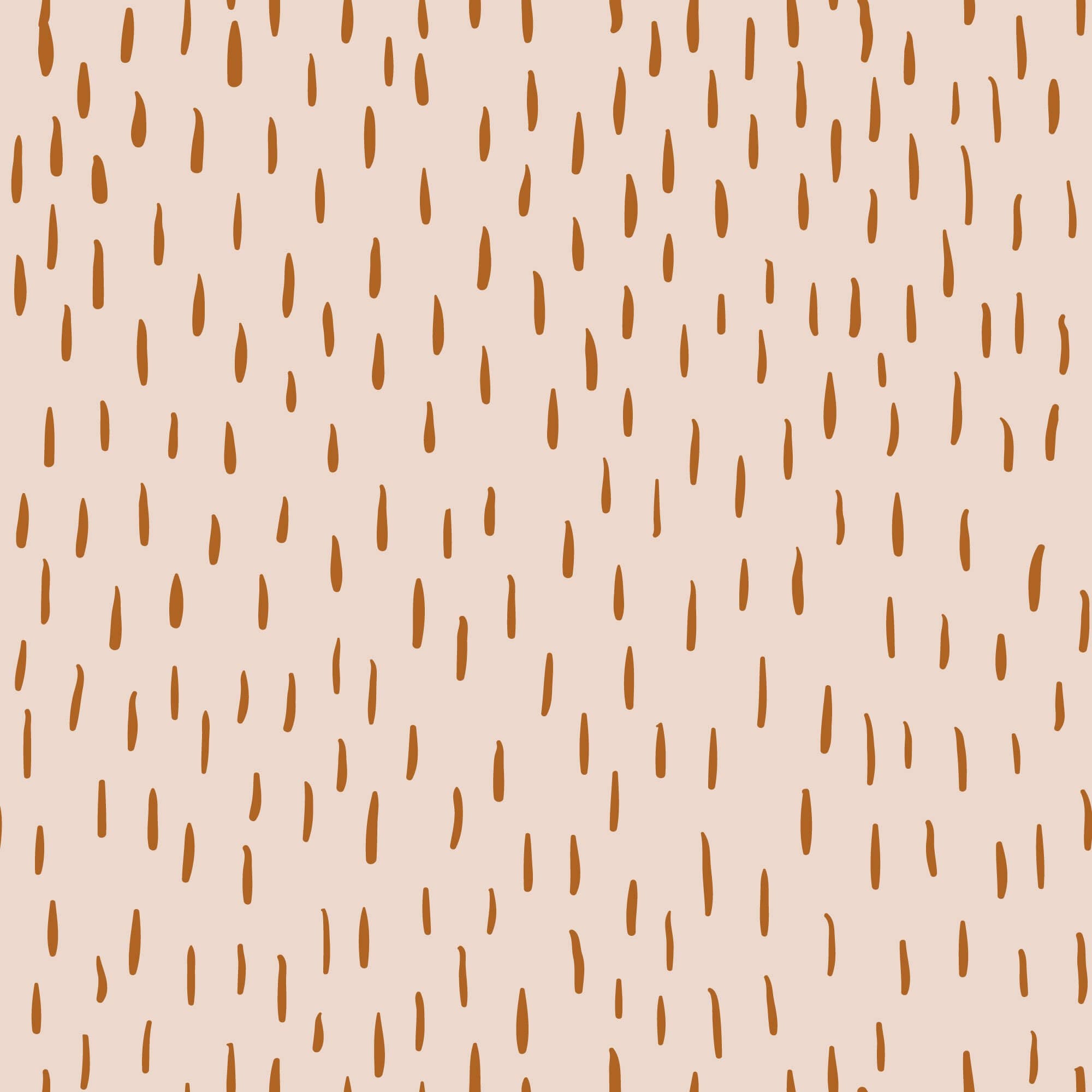 Coral Rusty Rain Drops Peel and Stick Removable Wallpaper - Self-Adhesive Wall Decor for Bedroom, Living Room & Nursery - Easy to Install & Remove