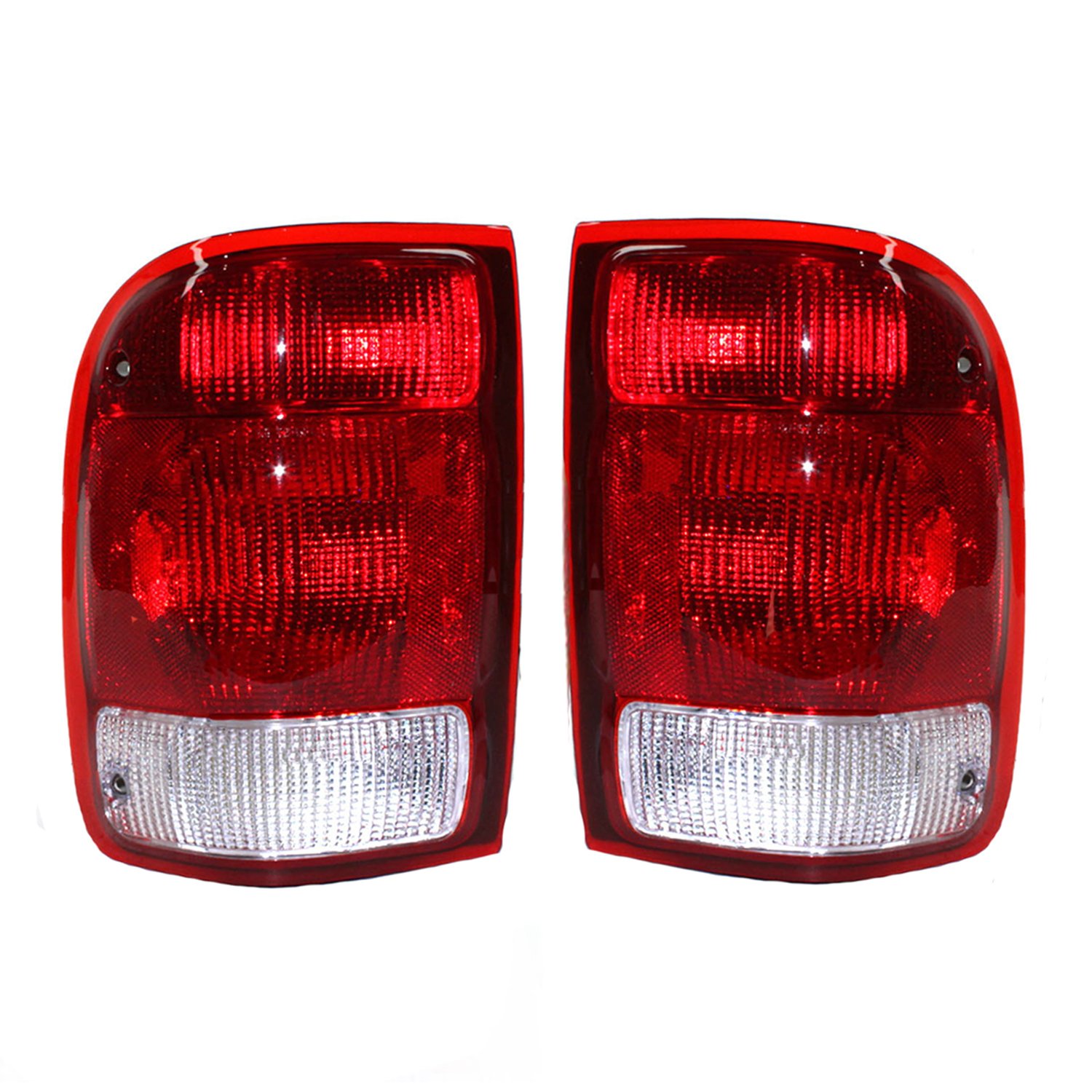 RAREELECTRICAL Replacement Tail Lights Compatible with 2000 Ford Ranger - Part Numbers FO2800149, YL5Z13405AA, FO2801149, YL5Z13404AA - Perfect for Upgrades & Restorations