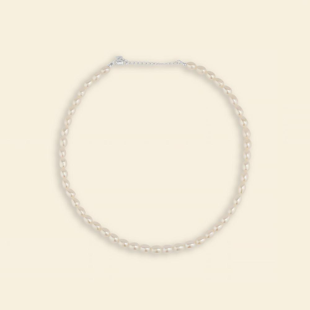 4-5mm Freshwater Pearl Necklace - Elegant 15-16.5 Inch Strand for Women | Perfect for Weddings, Parties & Formal Occasions