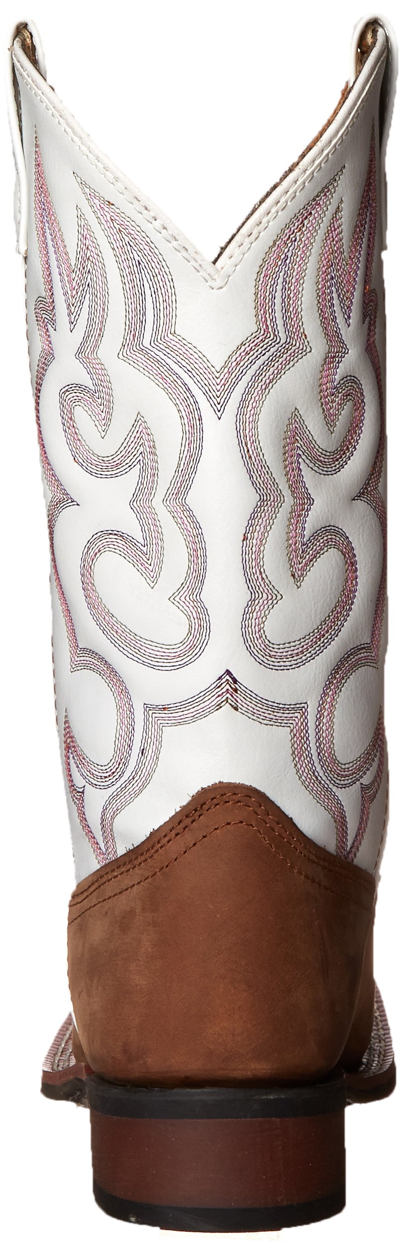 Laredo Women's Mesquite Embroidered Square Toe Western Boots - Mid Calf Cowgirl Dress Boots with 1-2