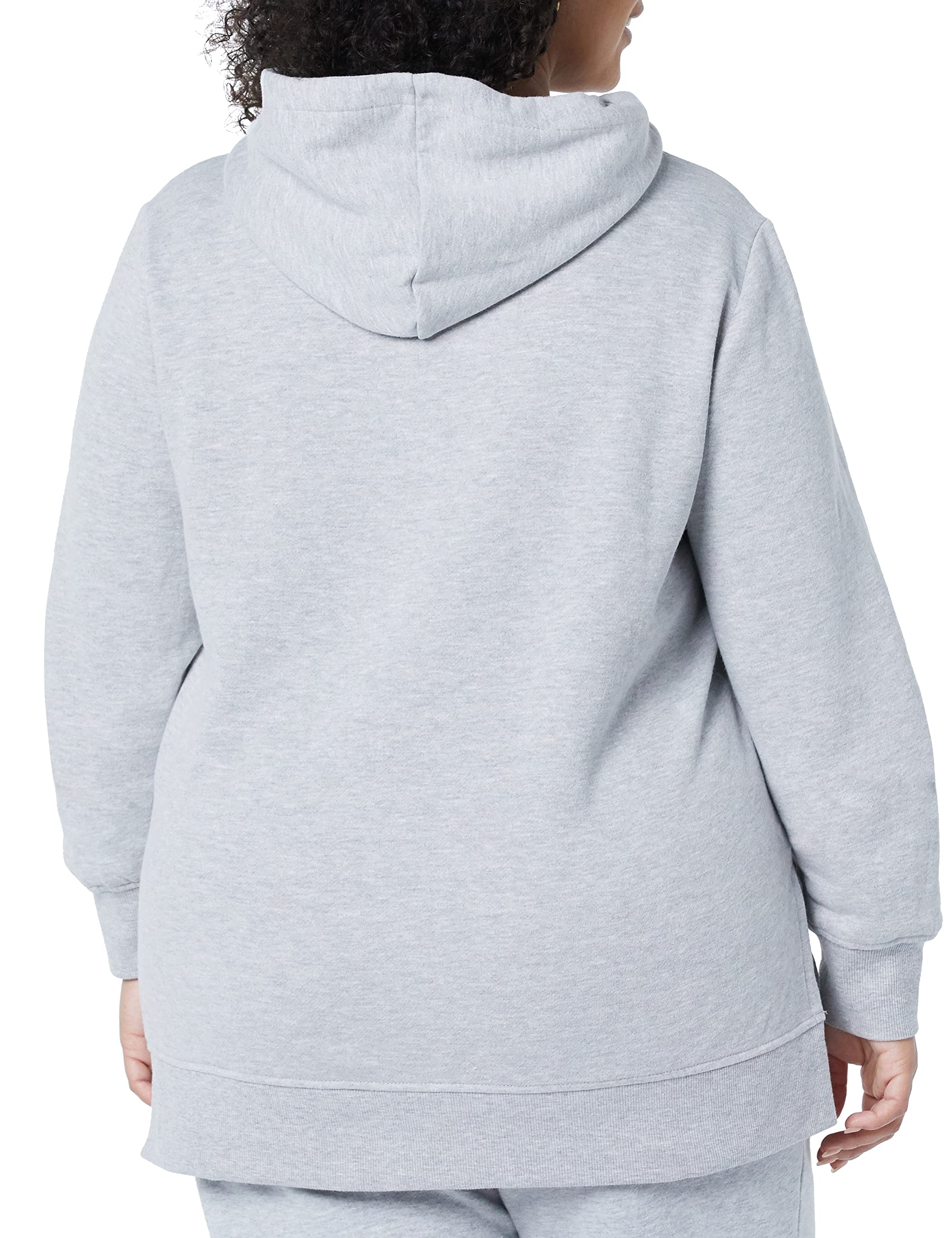 Amazon Essentials Women's Fleece Hooded Tunic Sweatshirt - Soft Warm Pullover for Casual Wear, Lounge & Outdoor Activities