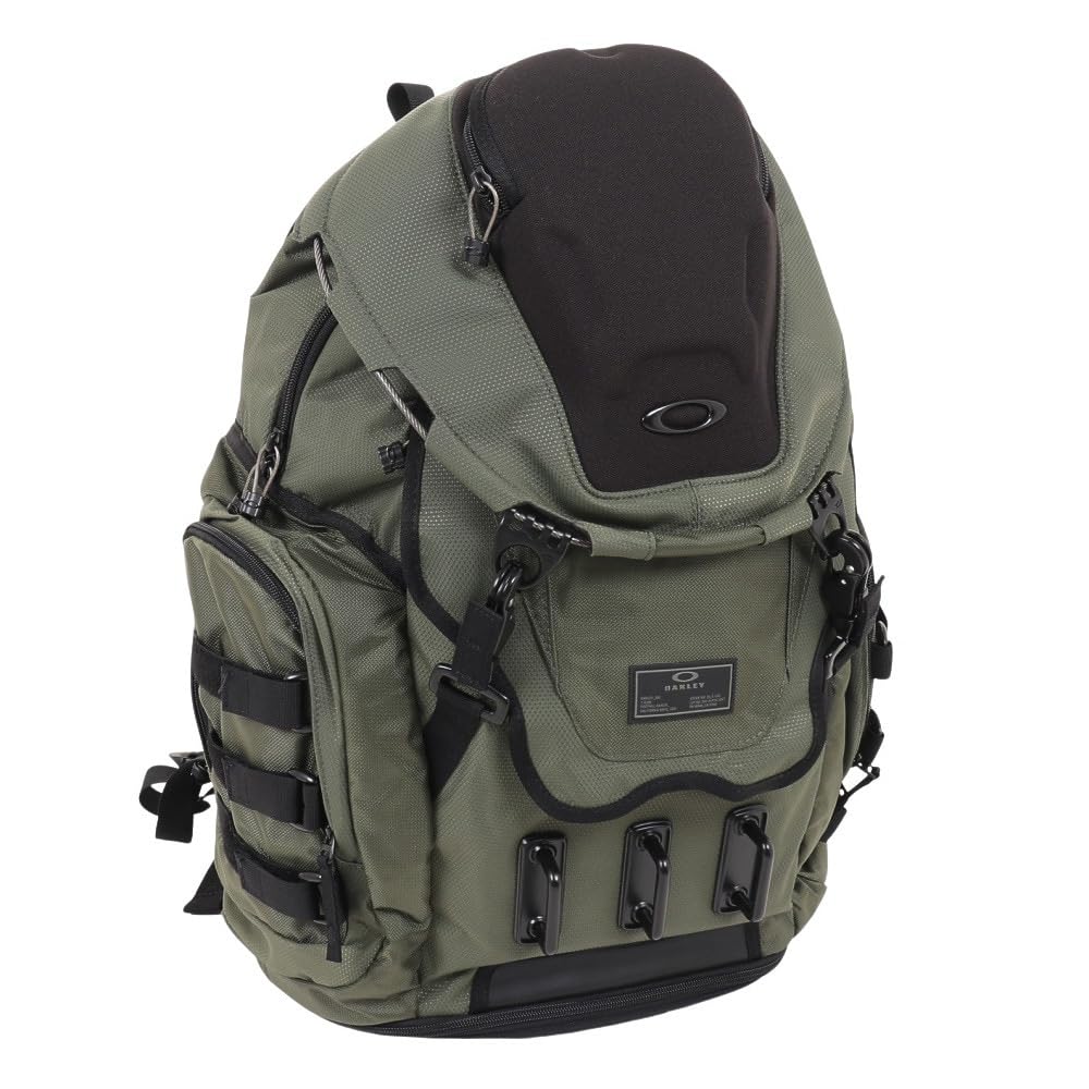 Oakley Kitchen Sink Backpack - Large Durable Travel Backpack for Men & Women, Dark Brush Color, Spacious Laptop Compartment - Perfect for Hiking, Camping, Work & School