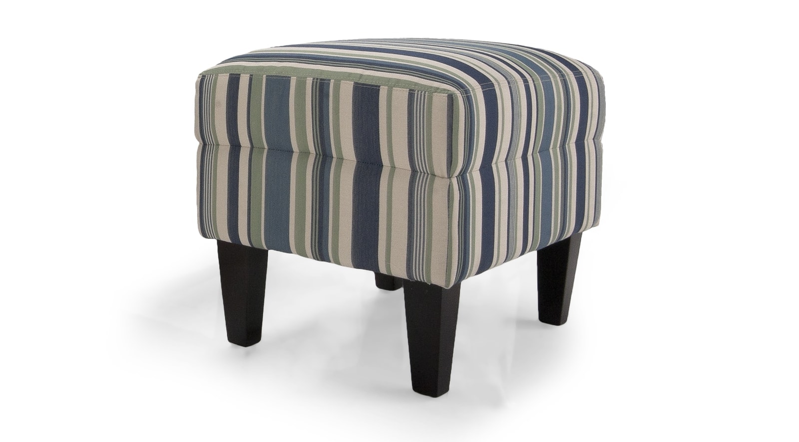 Slimline Sloped Arm Accent Chair - Modern Upholstered Lounge Chair for Living Room, Bedroom & Office - Perfect for Reading, Relaxing & Small Spaces
