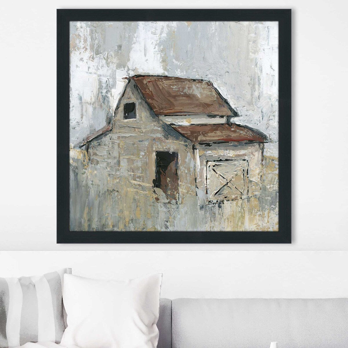 Barn at Midday by Carol Robinson - Premium Acrylic Wall Art Print - Perfect for Living Room, Bedroom & Office Decor