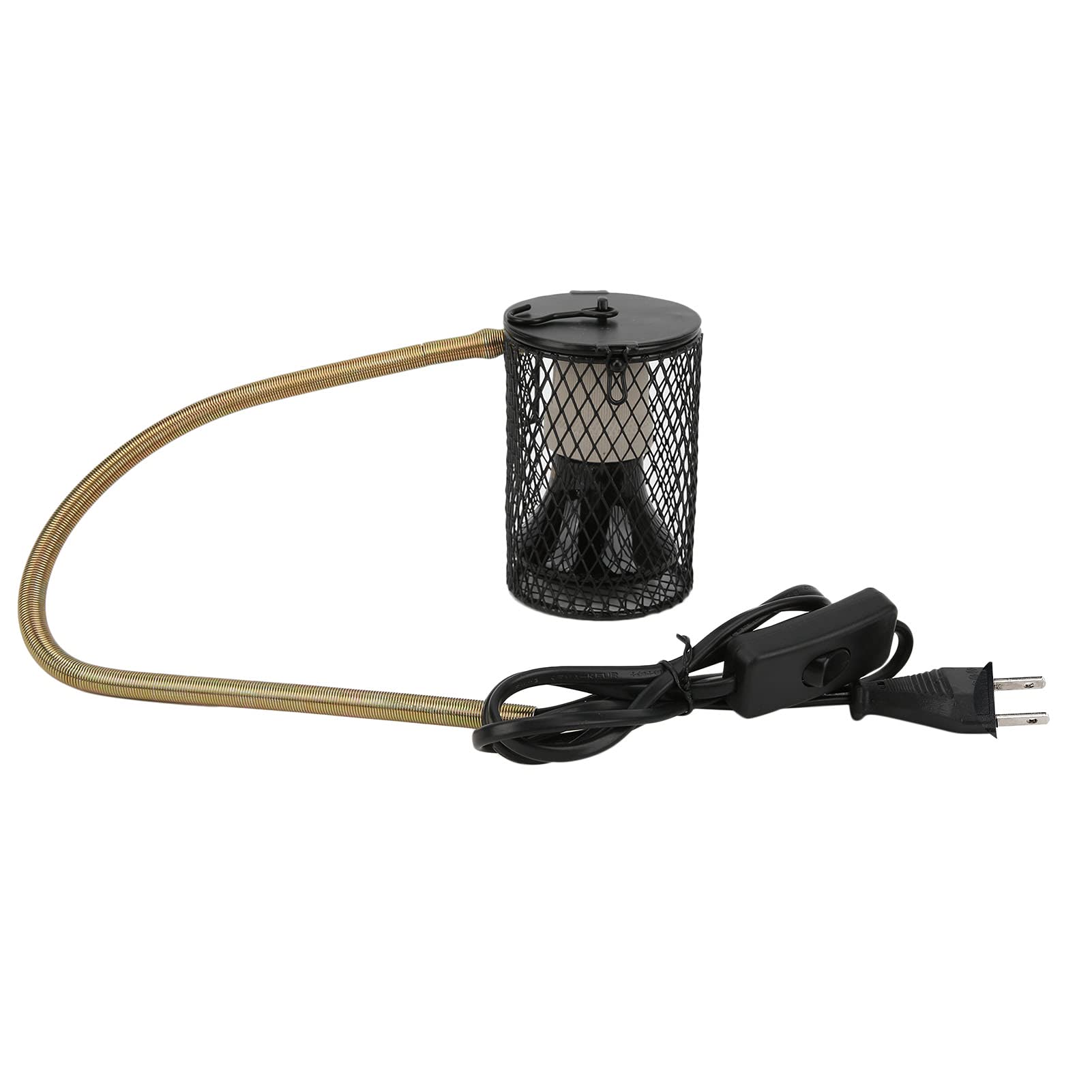 Pssopp 100W Ceramic Heat Lamp for Reptiles - Black Ceramic Heat Emitter Bulb for Turtles, Lizards, Snakes & Terrariums - Ideal for Nighttime Heating & Pet Habitat Temperature Control